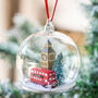 Personalised London Scene Dome Bauble, thumbnail 2 of 5