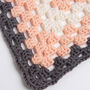 Granny Square Baby Blanket Easy Crochet Kit, thumbnail 4 of 9