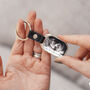 Personalised Metal Baby Ultrasound And Message Keyring, thumbnail 4 of 4