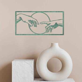 Creation Of Adam Wooden Wall Art For Room Or Office, 11 of 12