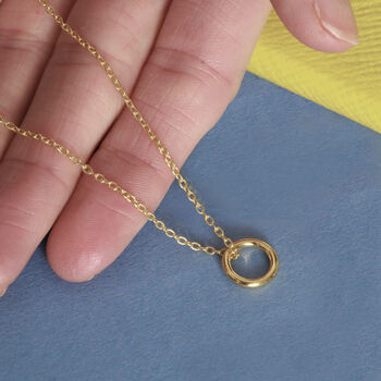Infinity Necklace In Silver Or 18ct Gold Vermeil Plated, 6 of 10