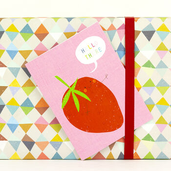 Mini Strawberry Greetings Card, 4 of 4