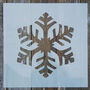 Christmas Snowflake Stencil For Diy Projects, thumbnail 1 of 4