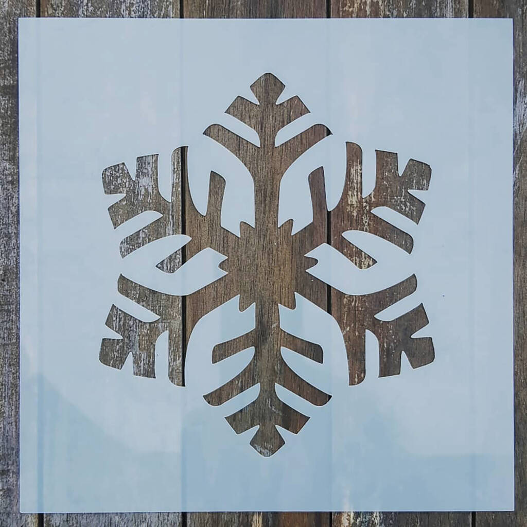 Christmas Snowflake Stencil For Diy Projects, 1 of 4