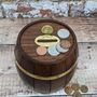 Large Wooden Whiskey Barrel Money Box, thumbnail 3 of 4