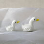 Artisan Glass Set Of Two Ducks In Gift Box, thumbnail 1 of 4