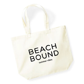 Beach Bound Large Holiday Tote Bag, 3 of 4