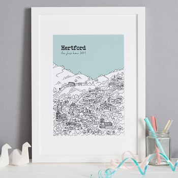 Personalised Hertford Print, 8 of 10