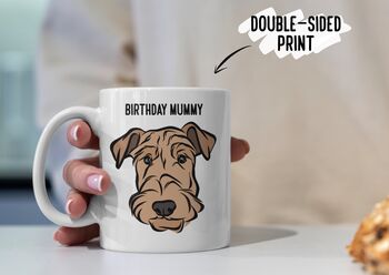 Airedale Terrier Dog Mug, 2 of 4