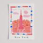 Empire State Building Art Print, New York City Scene, thumbnail 3 of 7