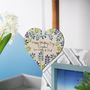 Floral Heart Decoration For Grandma Letterbox Gift, thumbnail 7 of 7