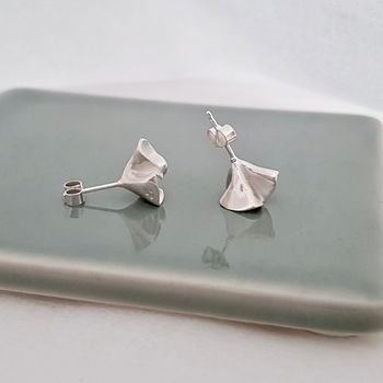 Sterling Silver Small Blossom Earrings, 3 of 5