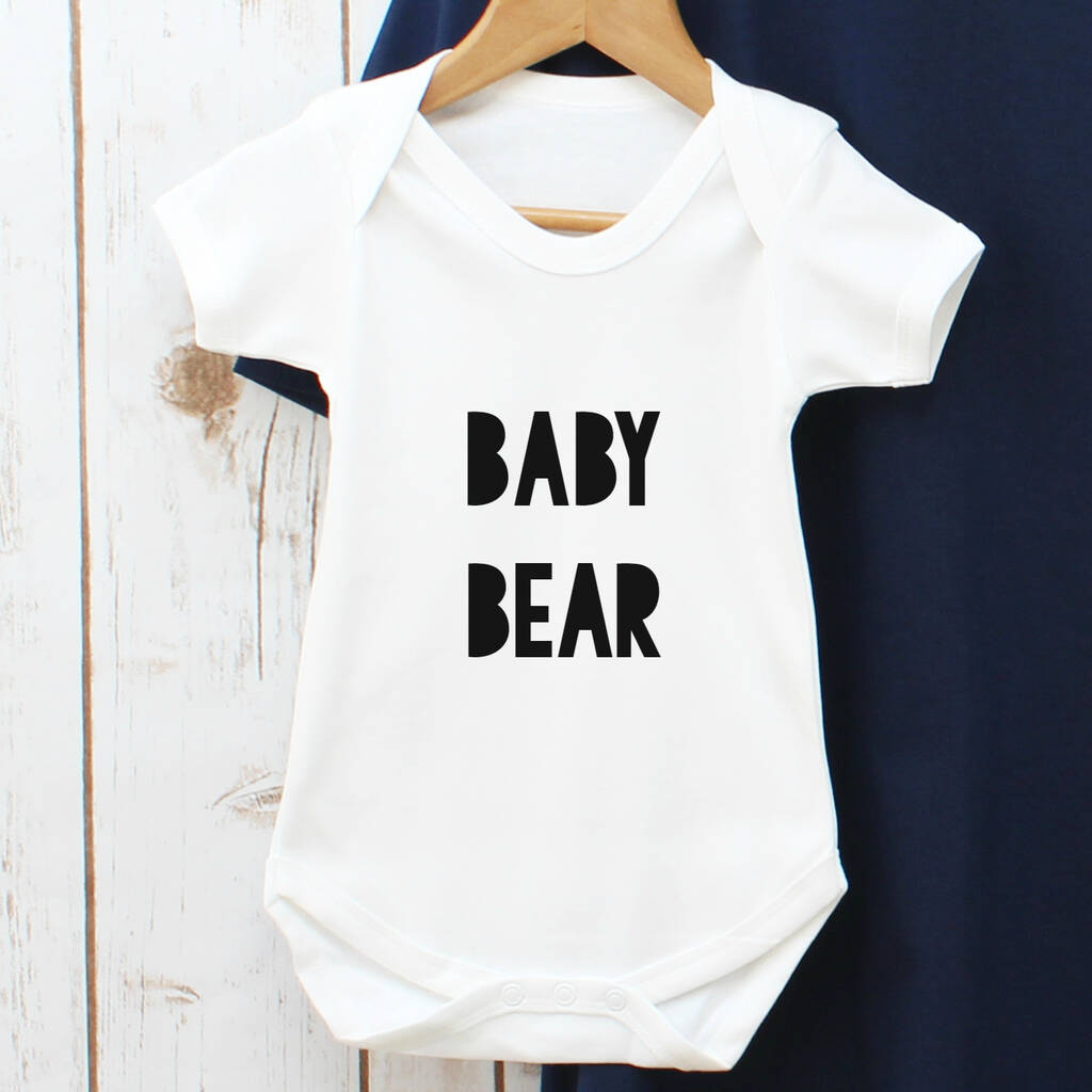 Baby Bear Bodysuit By Betty Bramble