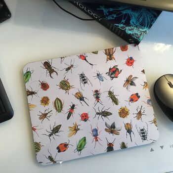 Personalised Handprinted Various Insects Mouse Mat, 2 of 7