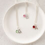 Personalised Swarovski Birthstone And Initial Necklace, thumbnail 10 of 10