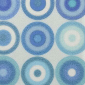 Turquoise Blue 'Circles' Tile, 2 of 11