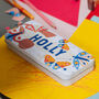 Personalised Name Butterfly Pencil Case, thumbnail 2 of 4