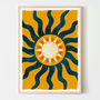 Apollo Contemporary Cornish Sun Art Print, thumbnail 2 of 5