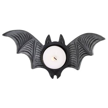 Goth Bat Tealight Candle Holder, 3 of 3