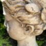 25cm Stone Ladies Head Bust Planter – Heavy Roman Style, thumbnail 5 of 7