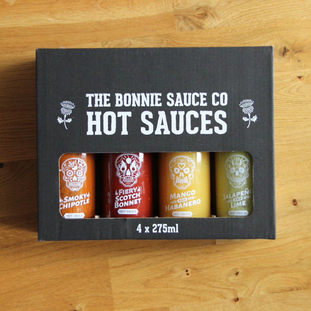Hot Sauce Selection Gift Set By Bonnie Sauce Co.