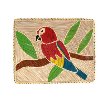 Colourful Birds Handwoven Placemat Set, 2 of 10
