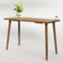 Dylan Desk Simple Mid Century Solid Wood Desk, thumbnail 3 of 8