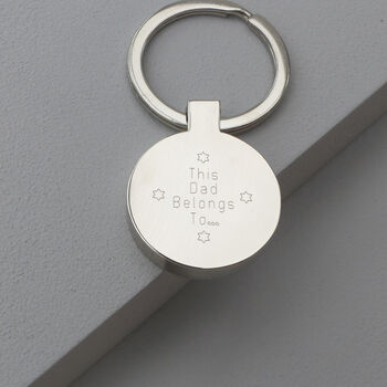 This Dad Belongs Too Keyring, 3 of 6