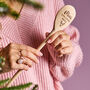 Personalised Christmas Bakes Wooden Spoon, thumbnail 2 of 3