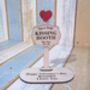 Kissing Booth Valentine Wooden Card, thumbnail 2 of 3