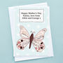 'Butterfly' Personalised Mother's Day Card, thumbnail 1 of 4