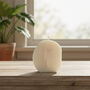 Minimalist Oval Face Soy Wax Pillar Candle, thumbnail 1 of 6