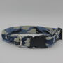 Blue Camouflage Dog Collar, thumbnail 1 of 8