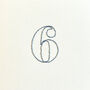 'Number' Personalised Hand Embroidered Card, thumbnail 1 of 8
