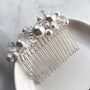 Lustre Crystal And Pearl Bridal Comb, thumbnail 2 of 3