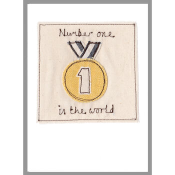 Personalised Gold Medal Congratulations Card, 11 of 12
