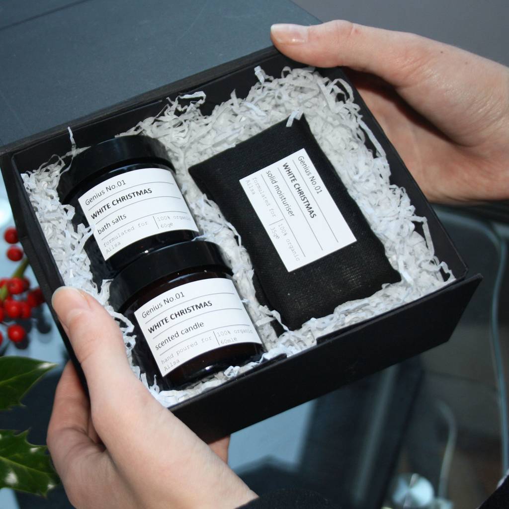 Personalised Organic Wellbeing Relaxation Gift Set