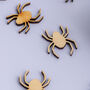 Wooden Spider Halloween Table Confetti, thumbnail 2 of 3