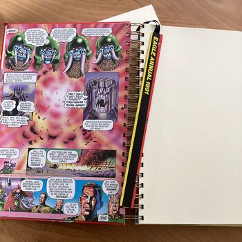 'Eagle 1991' Upcycled Notebook, 6 of 6