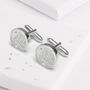 Pet Memorial Ashes Encapsulated Cufflinks, thumbnail 1 of 12