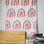 Rainbow Pattern Decorative Tea Towel, thumbnail 1 of 3