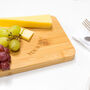 Personalised My Side/Your Side Bamboo Cheese Board, thumbnail 4 of 4