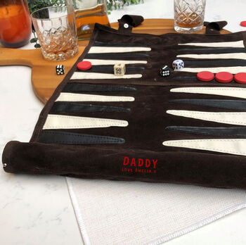 Personalised Couple's Backgammon Set, 2 of 2