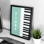Piano Print | Instrument Music Poster, thumbnail 4 of 12