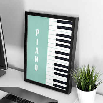 Piano Print | Instrument Music Poster, 4 of 12