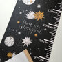 Personalised Planets And The Night Sky Height Chart, thumbnail 3 of 5