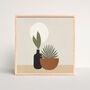 Minimalist Botanical – Premium Small Framed Paint By Numbers Kit | Creative Art Gift Made In Europe, thumbnail 2 of 3