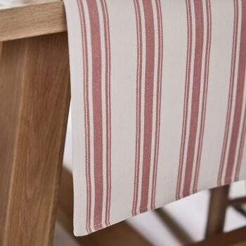 Briarwood Striped Cotton Table Runner, 4 of 5