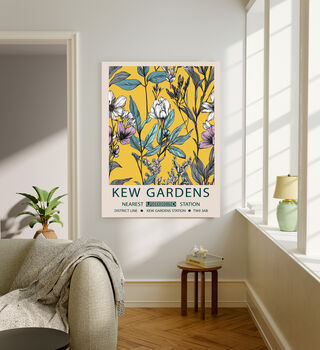 Kew Gardens Yellow Flower Art Print, 3 of 3