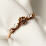 Rose And Diamonds Ring Gold/Rose Gold/White Gold, thumbnail 1 of 11
